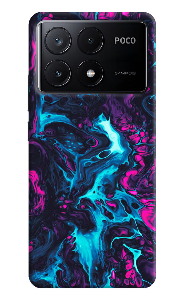 Abstract Poco X6 Pro Hard Case Back Cover by Casekaro