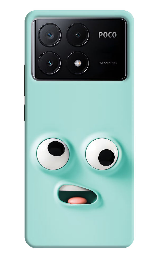 Funny Cartoon Poco X6 Pro Hard Case Back Cover by Casekaro