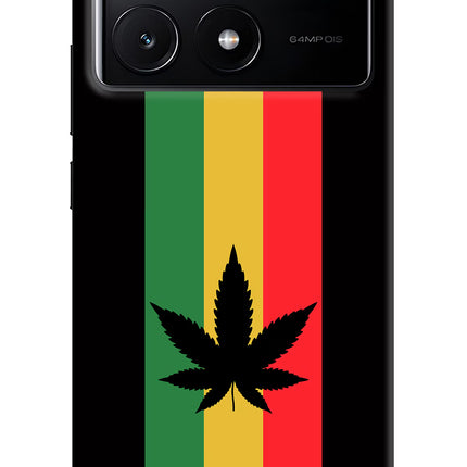 Weed Flag Poco X6 Pro Hard Case Back Cover by Casekaro