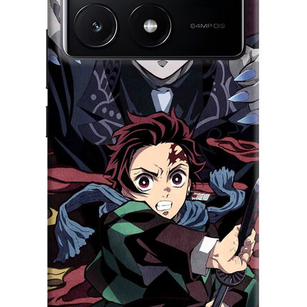 Demon Slayer Poco X6 Pro Hard Case Back Cover by Casekaro