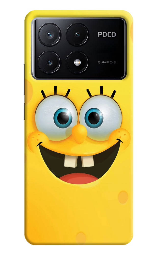 Sponge 1 Poco X6 Pro Hard Case Back Cover by Casekaro