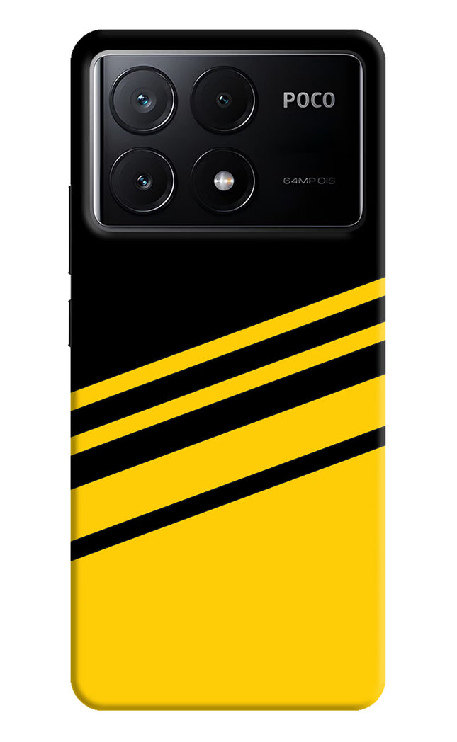 Yellow Shades Poco X6 Pro Hard Case Back Cover by Casekaro