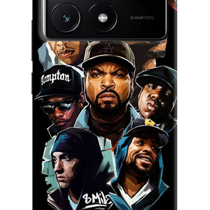 Rappers Poco X6 Pro Hard Case Back Cover by Casekaro