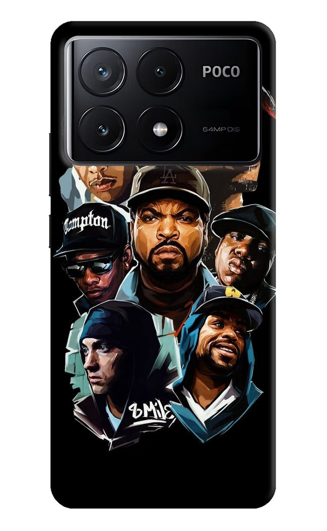 Rappers Poco X6 Pro Hard Case Back Cover by Casekaro