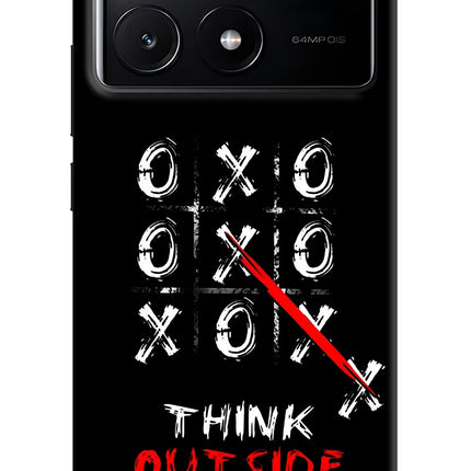 Think out of the BOX Poco X6 Pro Hard Case Back Cover by Casekaro
