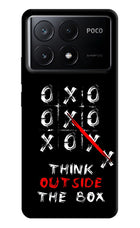 Think out of the BOX Poco X6 Pro Hard Case Back Cover by Casekaro