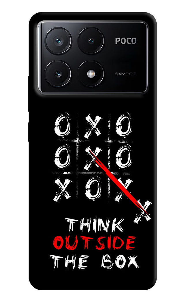 Think out of the BOX Poco X6 Pro Hard Case Back Cover by Casekaro