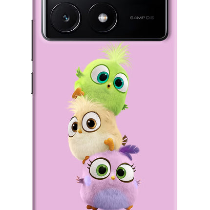 Cute Little Birds Poco X6 Pro Hard Case Back Cover by Casekaro
