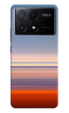 Morning Colors Poco X6 Pro Hard Case Back Cover by Casekaro
