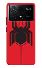 Spider Poco X6 Pro Hard Case Back Cover by Casekaro
