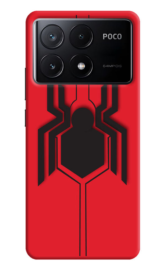 Spider Poco X6 Pro Hard Case Back Cover by Casekaro