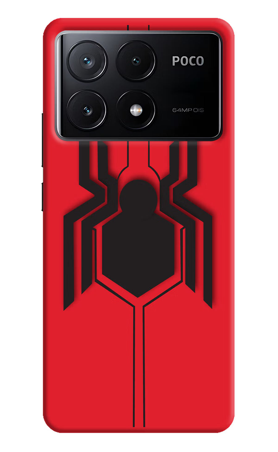 Spider Poco X6 Pro Back Cover, Hard case