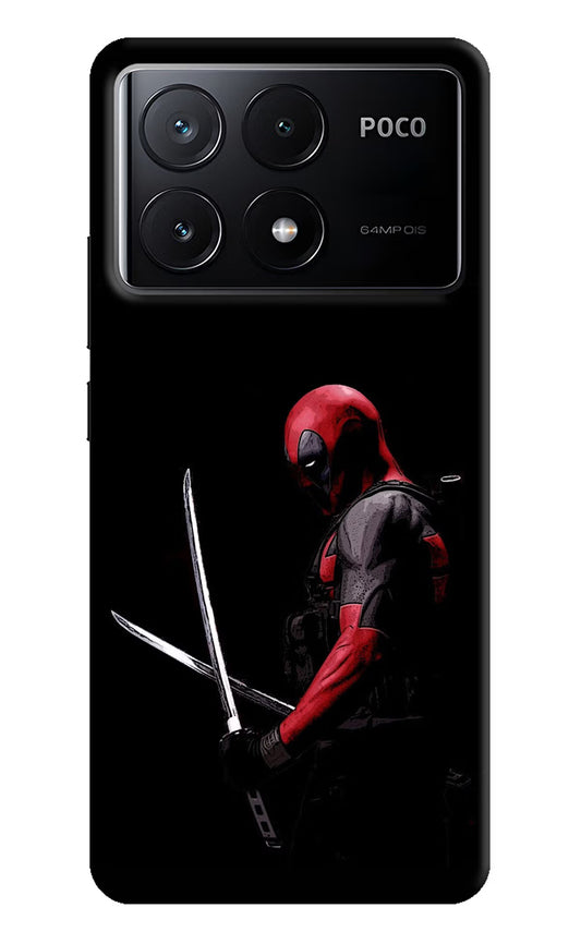 Deadpool Poco X6 Pro Hard Case Back Cover by Casekaro