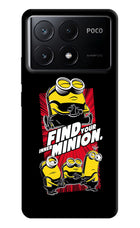 Find your inner Minion Poco X6 Pro Hard Case Back Cover by Casekaro