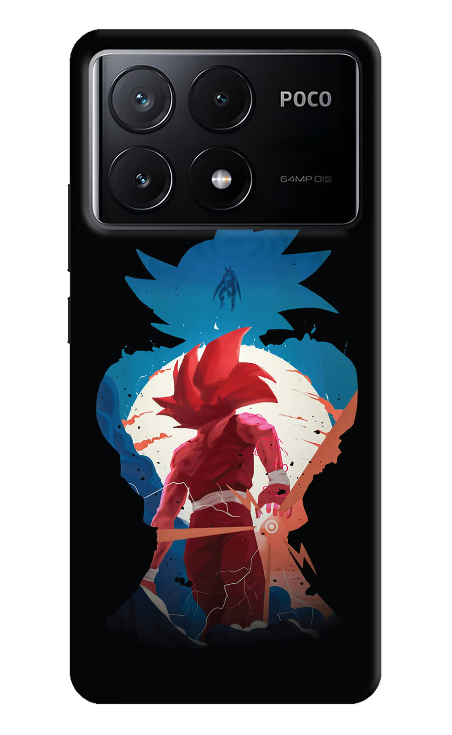 Goku Poco X6 Pro Back Cover, Hard case