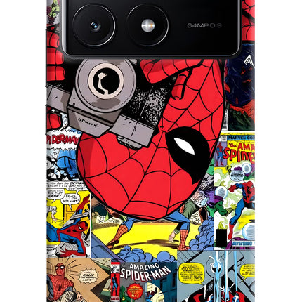 Spider Man Poco X6 Pro Hard Case Back Cover by Casekaro