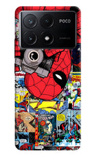 Spider Man Poco X6 Pro Hard Case Back Cover by Casekaro