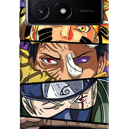 Naruto Character Poco X6 Pro Hard Case Back Cover by Casekaro