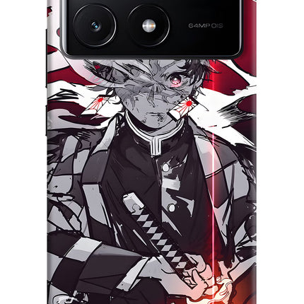 Demon Slayer Poco X6 Pro Hard Case Back Cover by Casekaro