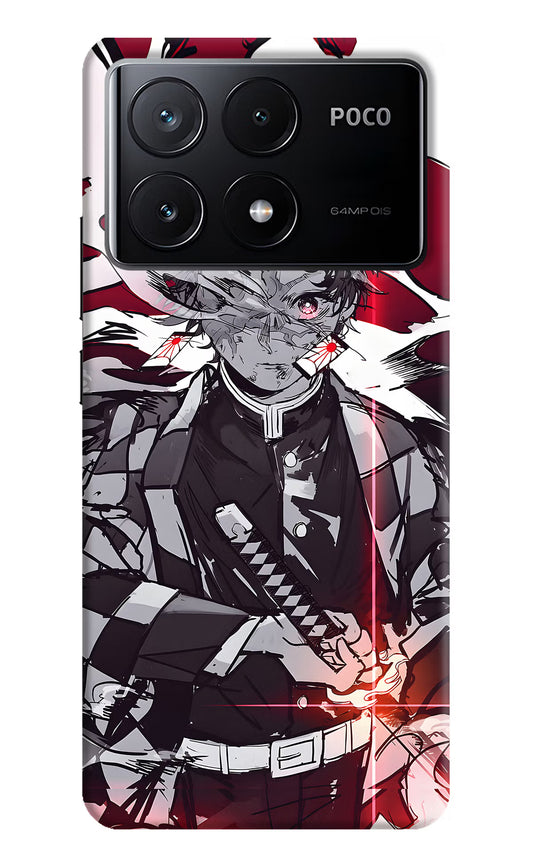Demon Slayer Poco X6 Pro Hard Case Back Cover by Casekaro