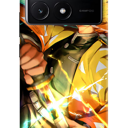 Demon Slayer Poco X6 Pro Hard Case Back Cover by Casekaro