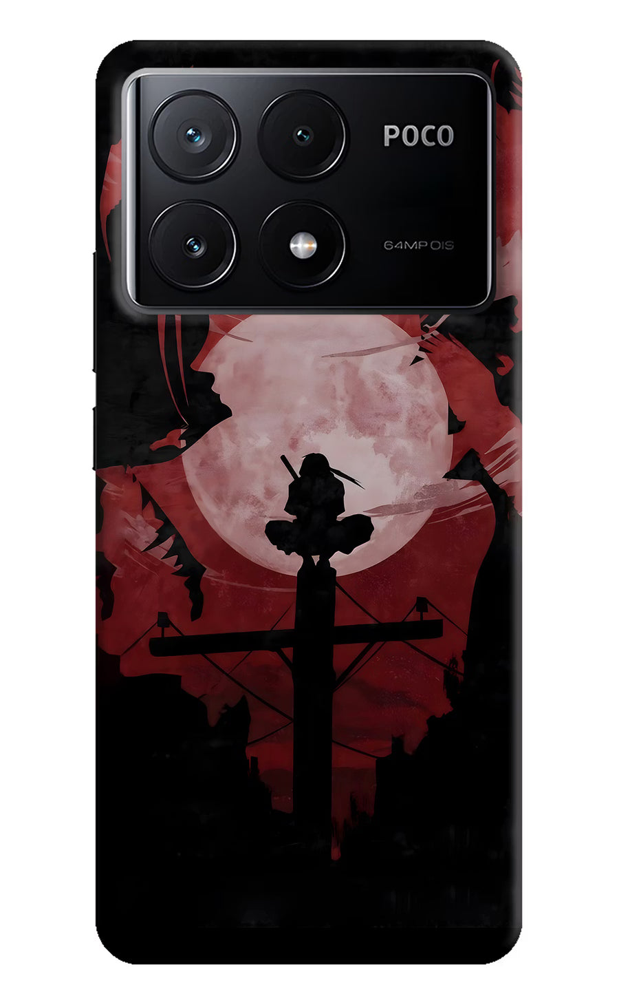 Naruto Anime Poco X6 Pro Back Cover, Hard case