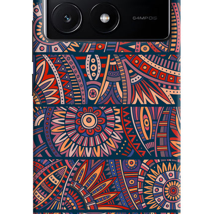 African Culture Design Poco X6 Pro Hard Case Back Cover by Casekaro