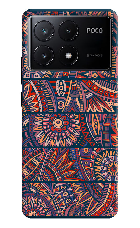 African Culture Design Poco X6 Pro Hard Case Back Cover by Casekaro