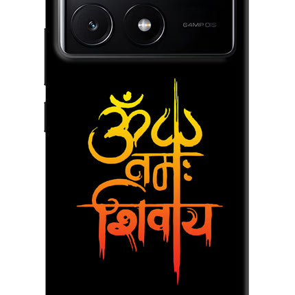 Om Namah Shivay Poco X6 Pro Hard Case Back Cover by Casekaro