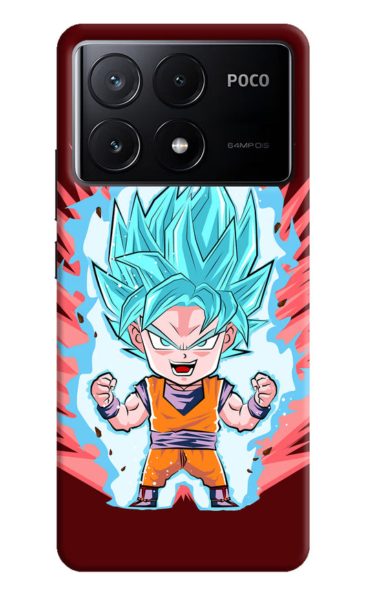 Goku Little Poco X6 Pro Hard Case Back Cover by Casekaro