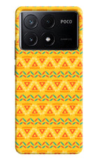 Tribal Pattern Poco X6 Pro Hard Case Back Cover by Casekaro