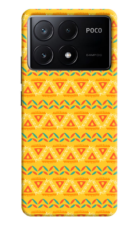 Tribal Pattern Poco X6 Pro Hard Case Back Cover by Casekaro