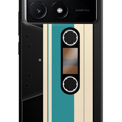 Cassette Poco X6 Pro Hard Case Back Cover by Casekaro