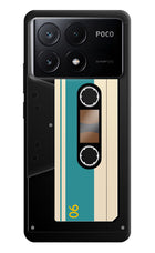 Cassette Poco X6 Pro Hard Case Back Cover by Casekaro