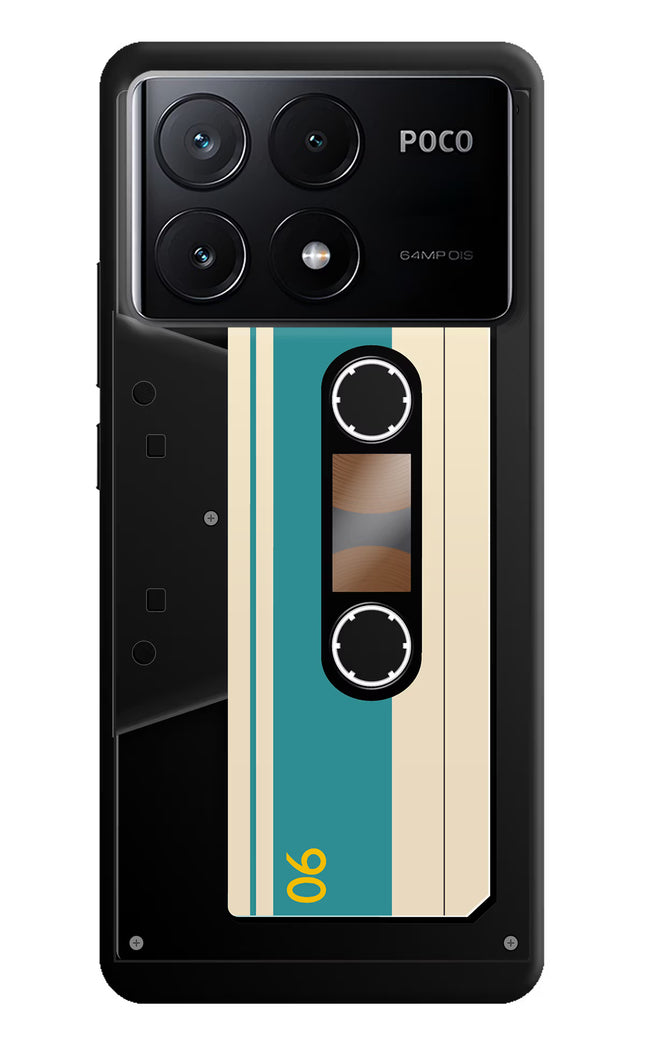 Cassette Poco X6 Pro Hard Case Back Cover by Casekaro
