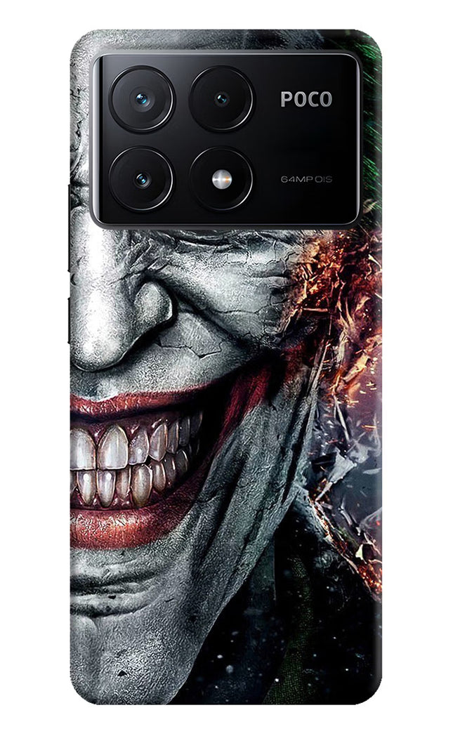 Joker Cam Poco X6 Pro Hard Case Back Cover by Casekaro