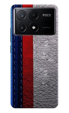 BMW Stripes Poco X6 Pro Hard Case Back Cover by Casekaro