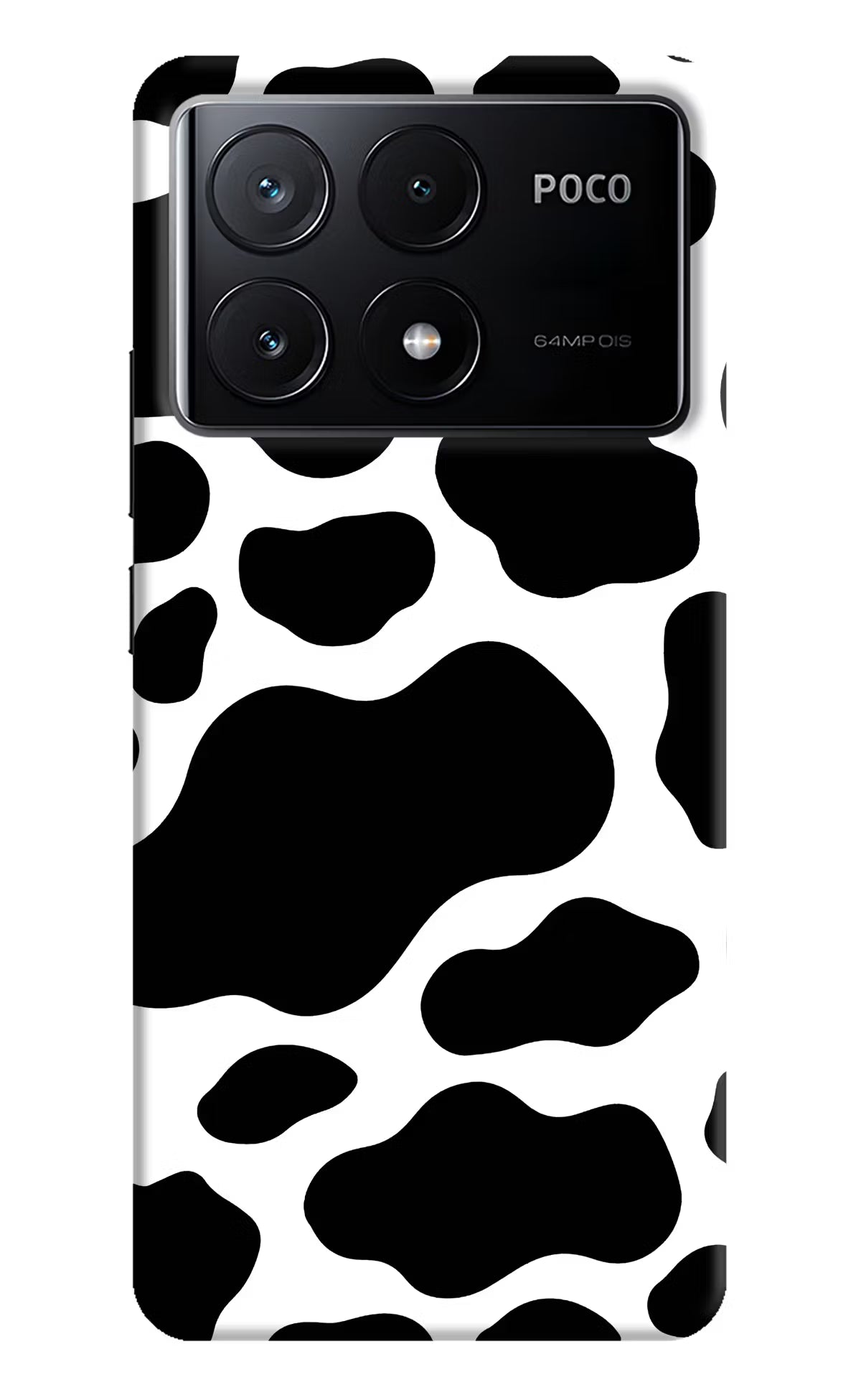 Cow Spots Poco X6 Pro Hard Case Back Cover by Casekaro