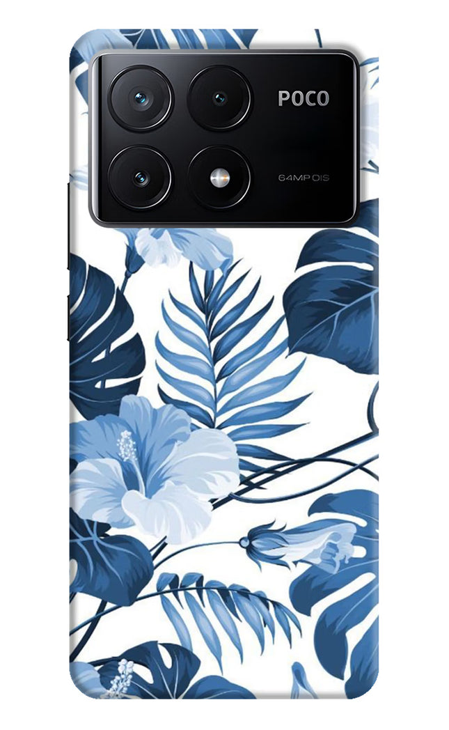 Fabric Art Poco X6 Pro Hard Case Back Cover by Casekaro