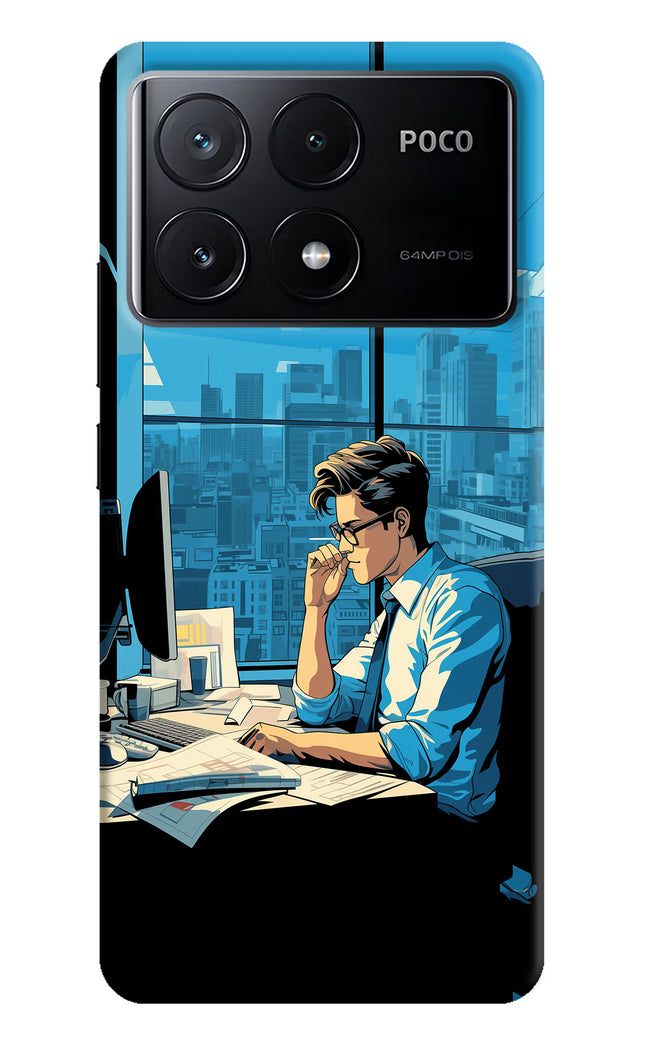 Focused Hustler (AI Generated) Poco X6 Pro Hard Case Back Cover by Casekaro