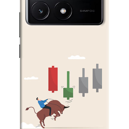Bull Trading Momentum Poco X6 Pro Hard Case Back Cover by Casekaro