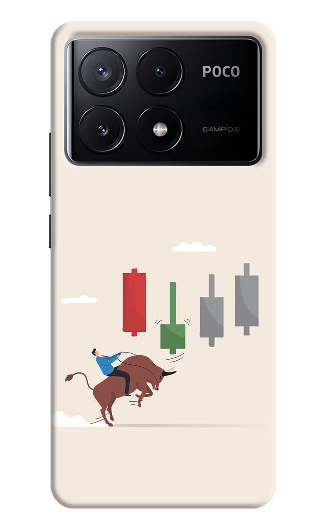 Bull Trading Momentum Poco X6 Pro Hard Case Back Cover by Casekaro
