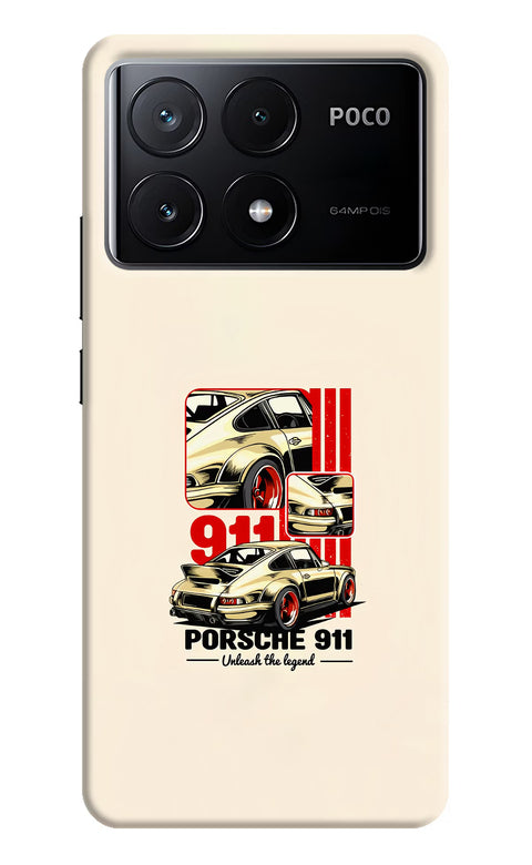 Classic Porsche 911 Poco X6 Pro Back Cover