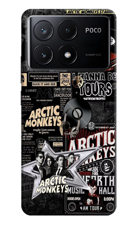 Arctic Monkeys Poco X6 Pro Hard Case Back Cover by Casekaro