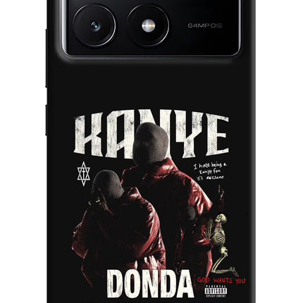 Donda Kanye West Poco X6 Pro Hard Case Back Cover by Casekaro