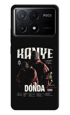 Donda Kanye West Poco X6 Pro Hard Case Back Cover by Casekaro