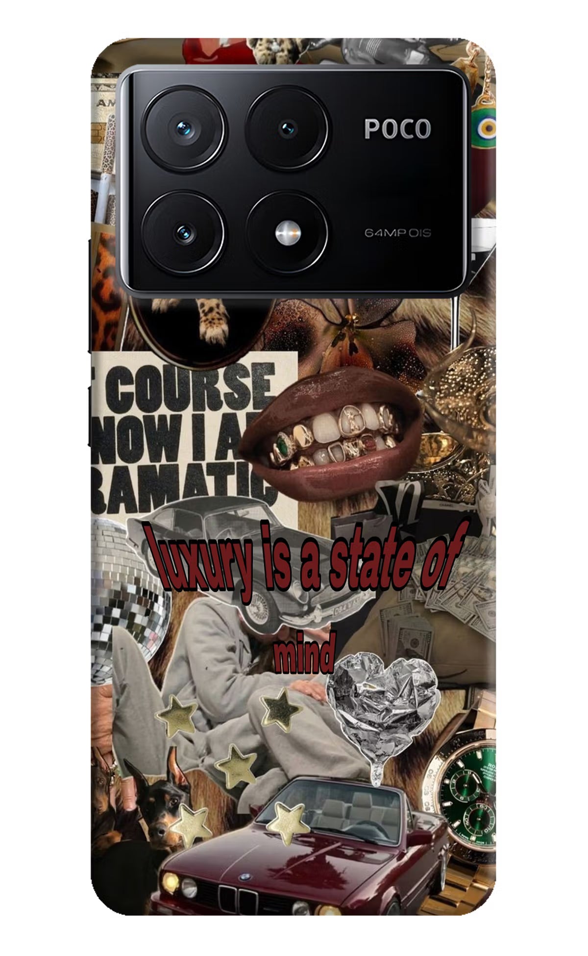 Luxury Poco X6 Pro Hard Case Back Cover by Casekaro