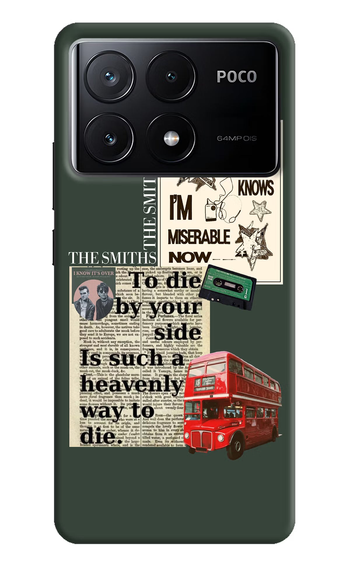 The Smiths Poco X6 Pro Hard Case Back Cover by Casekaro