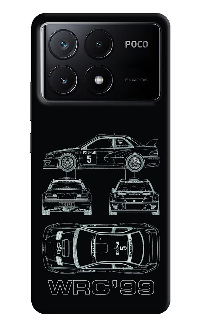 WRC'99 Poco X6 Pro Hard Case Back Cover by Casekaro