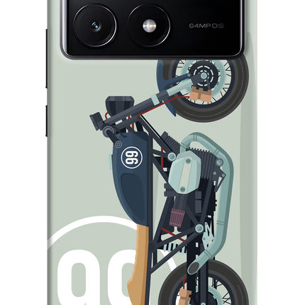 Classic Cafe Racer 99 Poco X6 Pro Hard Case Back Cover by Casekaro